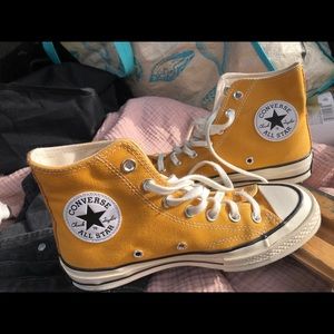 Sunflower Yellow Hightop Converse
